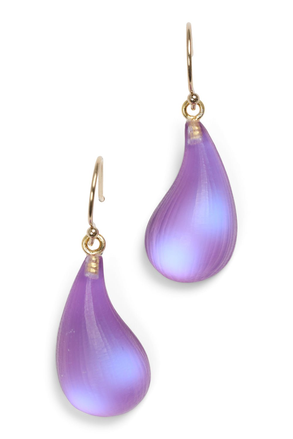 ALEXIS BITTAR-Lucite Dewdrop Earrings - Purple-PURPLE