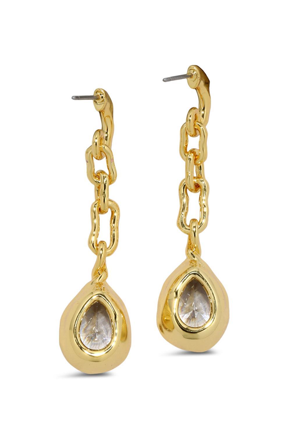 Crystal Solanales Spear Linear Earrings-YELLOW-JEWELRYBOUTIQUEEARRING-ALEXIS BITTAR