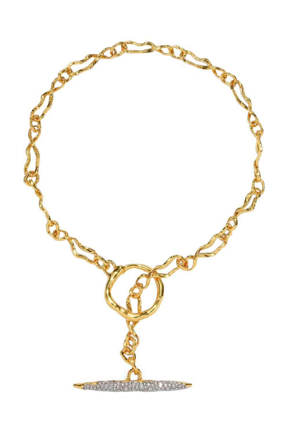 Solanales Crystal Toggle Necklace-YELLOW-JEWELRYBOUTIQUENECKLACE O-ALEXIS BITTAR