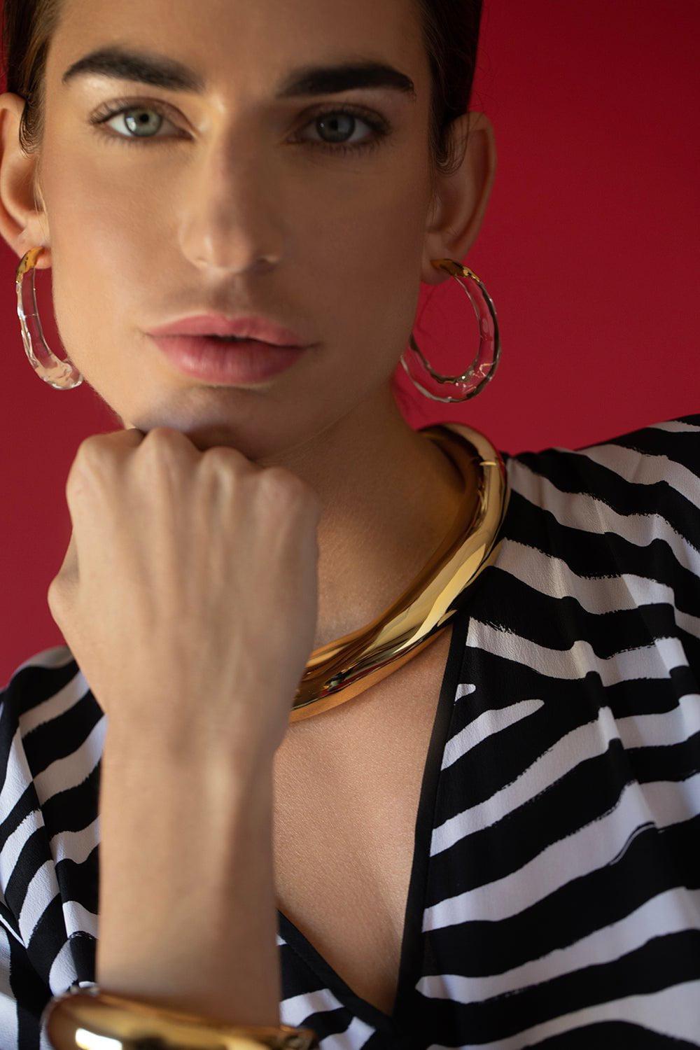 ALEXIS BITTAR-Metal Hinge Collar-