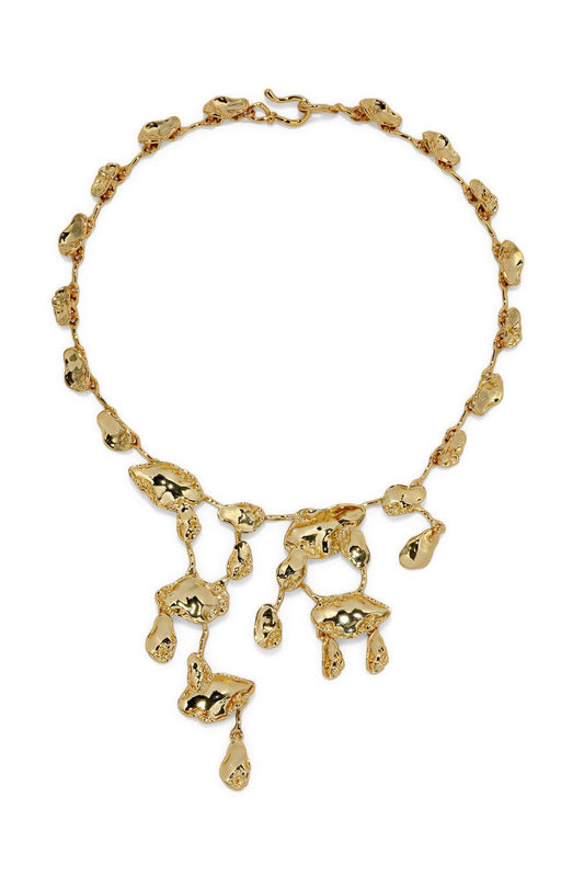 Brut Mosaic Cascade Necklace-YELLOW-JEWELRYBOUTIQUENECKLACE O-ALEXIS BITTAR