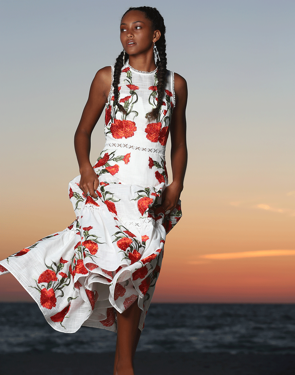 Embroidered Leomie Dress