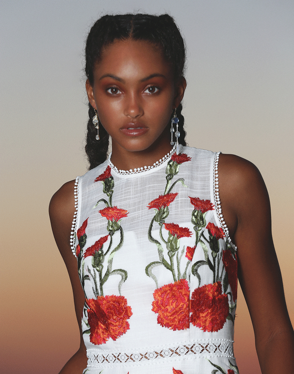 ALEXIS-Embroidered Leomie Dress-