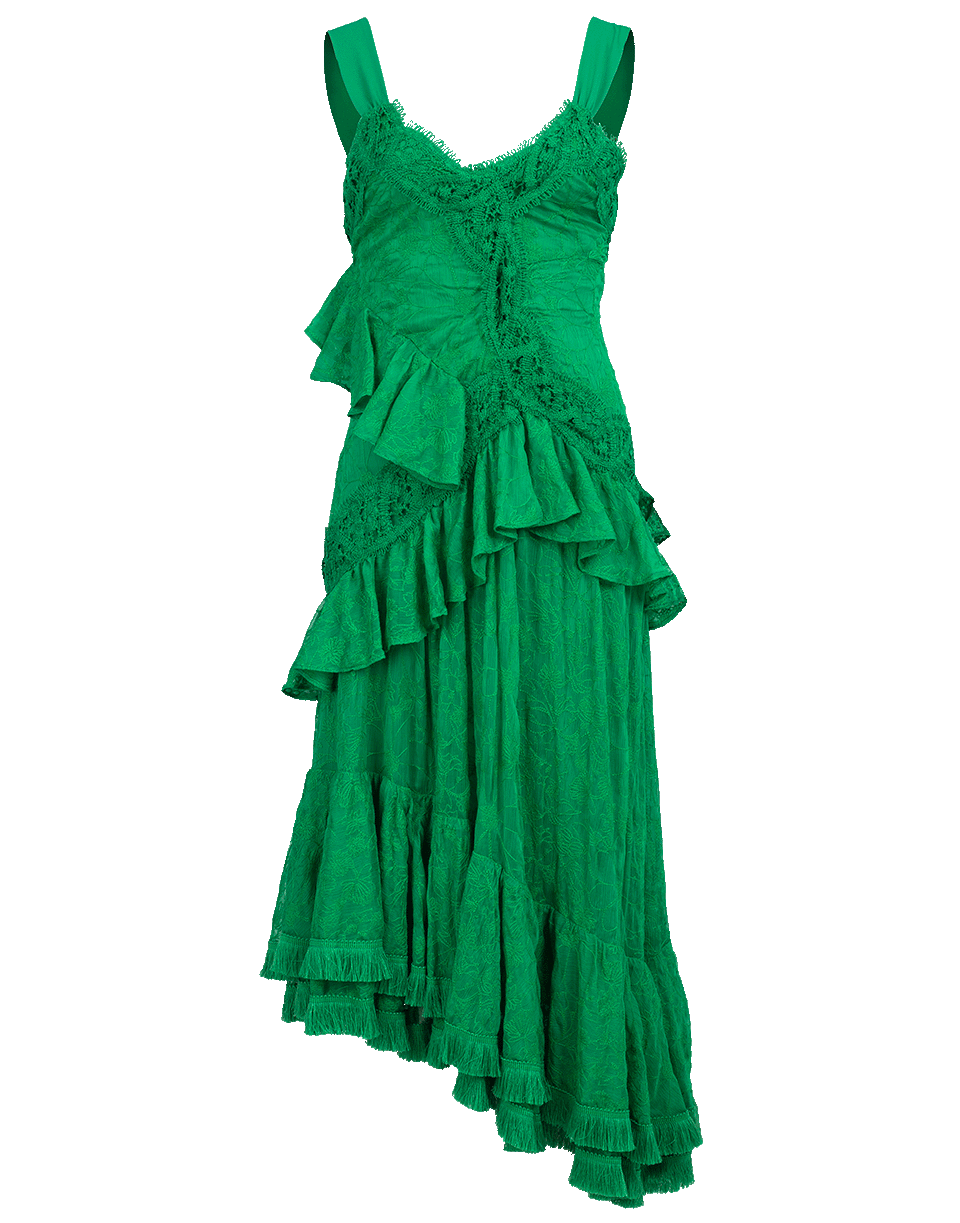 ALEXIS-Bozoma Ruffle Hem Dress-