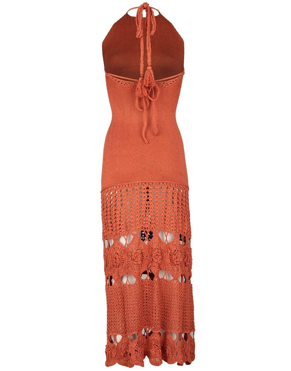 ALEXIS-Terracotta Carina Dress-