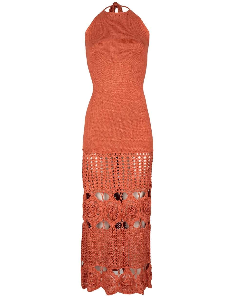 ALEXIS-Terracotta Carina Dress-