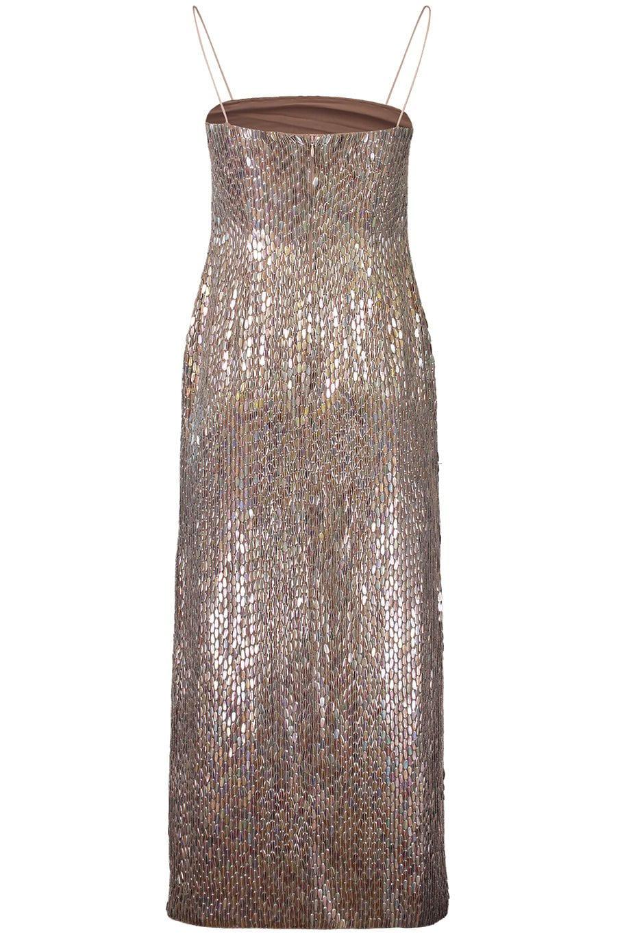 ALEXIS-Sequin Midi Dress-