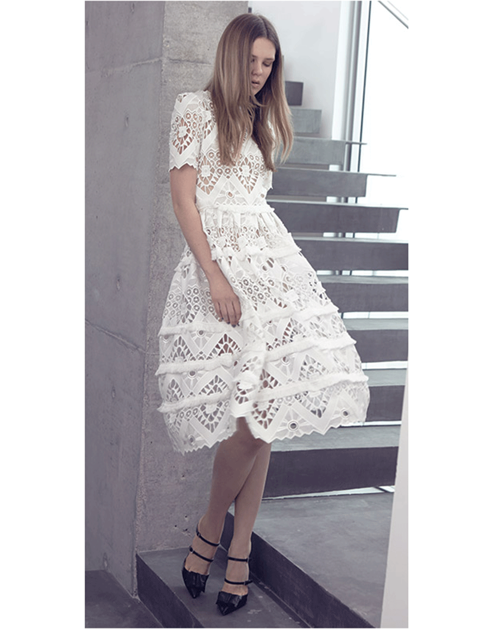 ALEXIS-Benati Crochet Dress-
