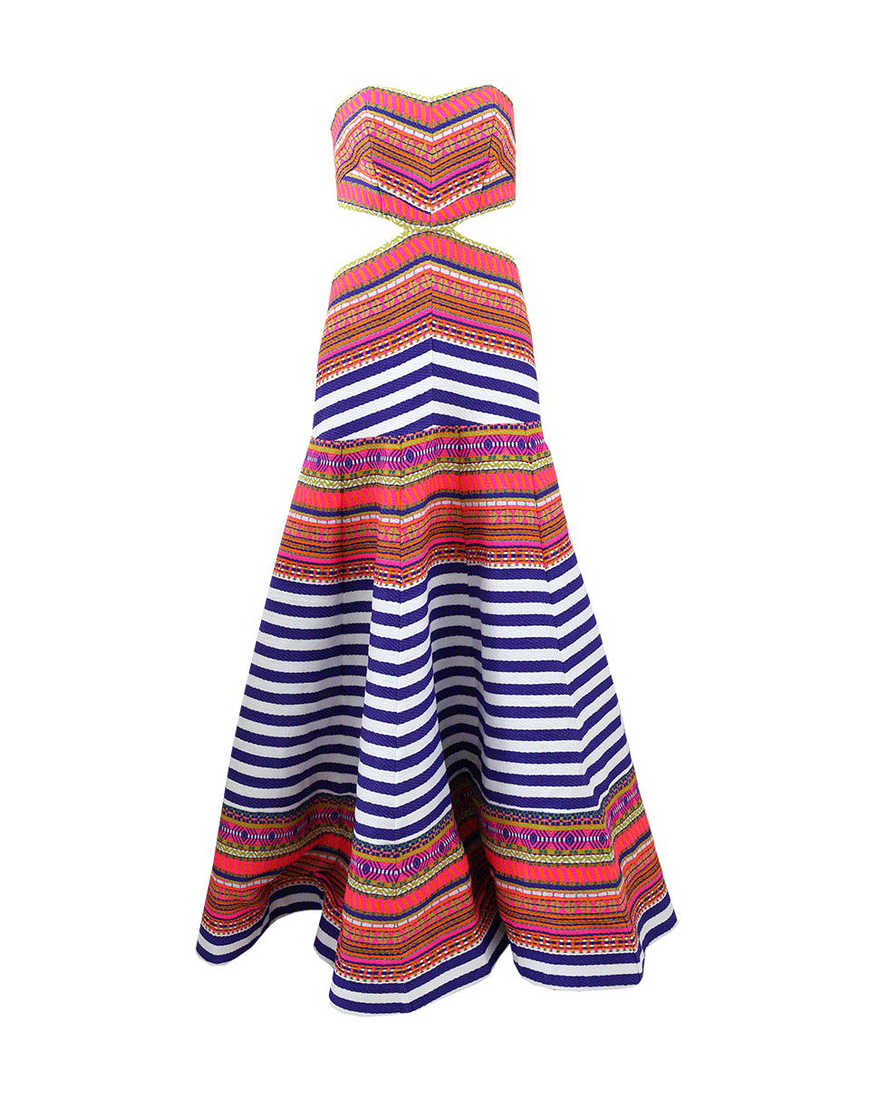 ALEXIS-Zuzu Cut Out Gown-AZTEC