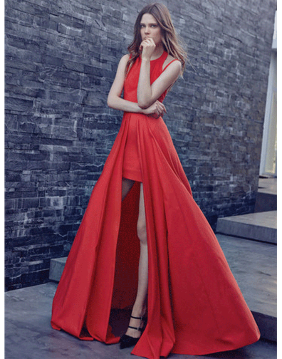 ALEXIS-Contessa Gown-TANGERIN