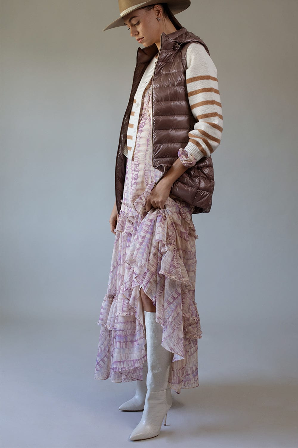 ALEXIS-Rani Long Sleeve Maxi Dress-