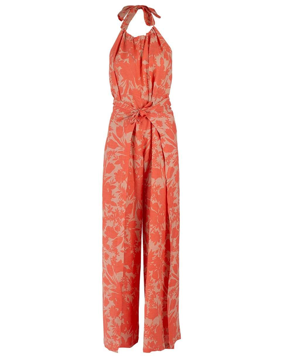 ALEXIS-Shasta Sand Botanical Print Jumpsuit-
