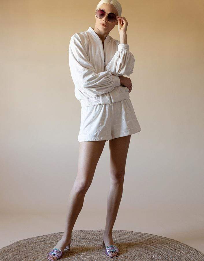 ALEXIS-Matin Velour Shorts-