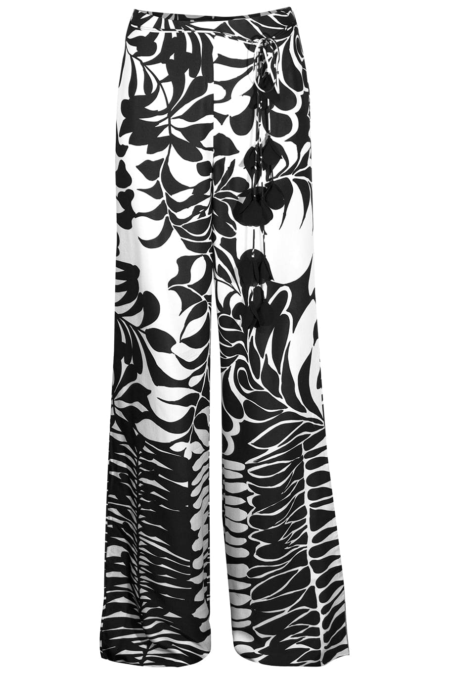ALEXIS-Bow Pants With Removable Belt-