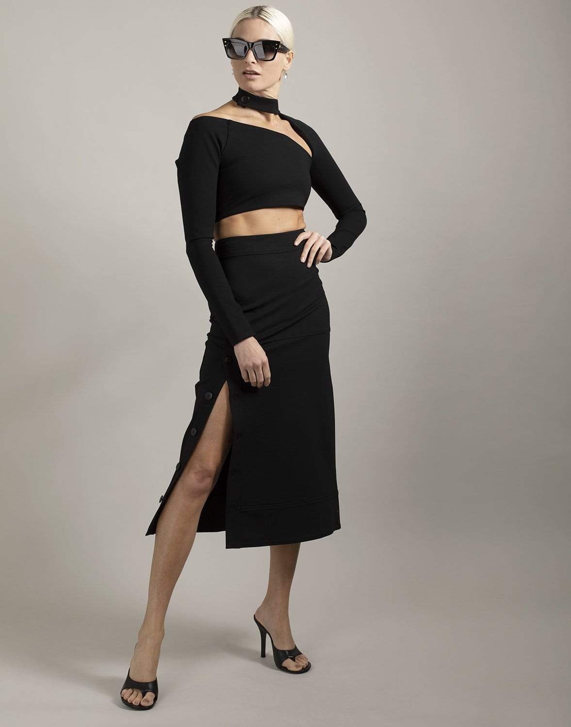 ALEXIS-Camryn Top - Black-