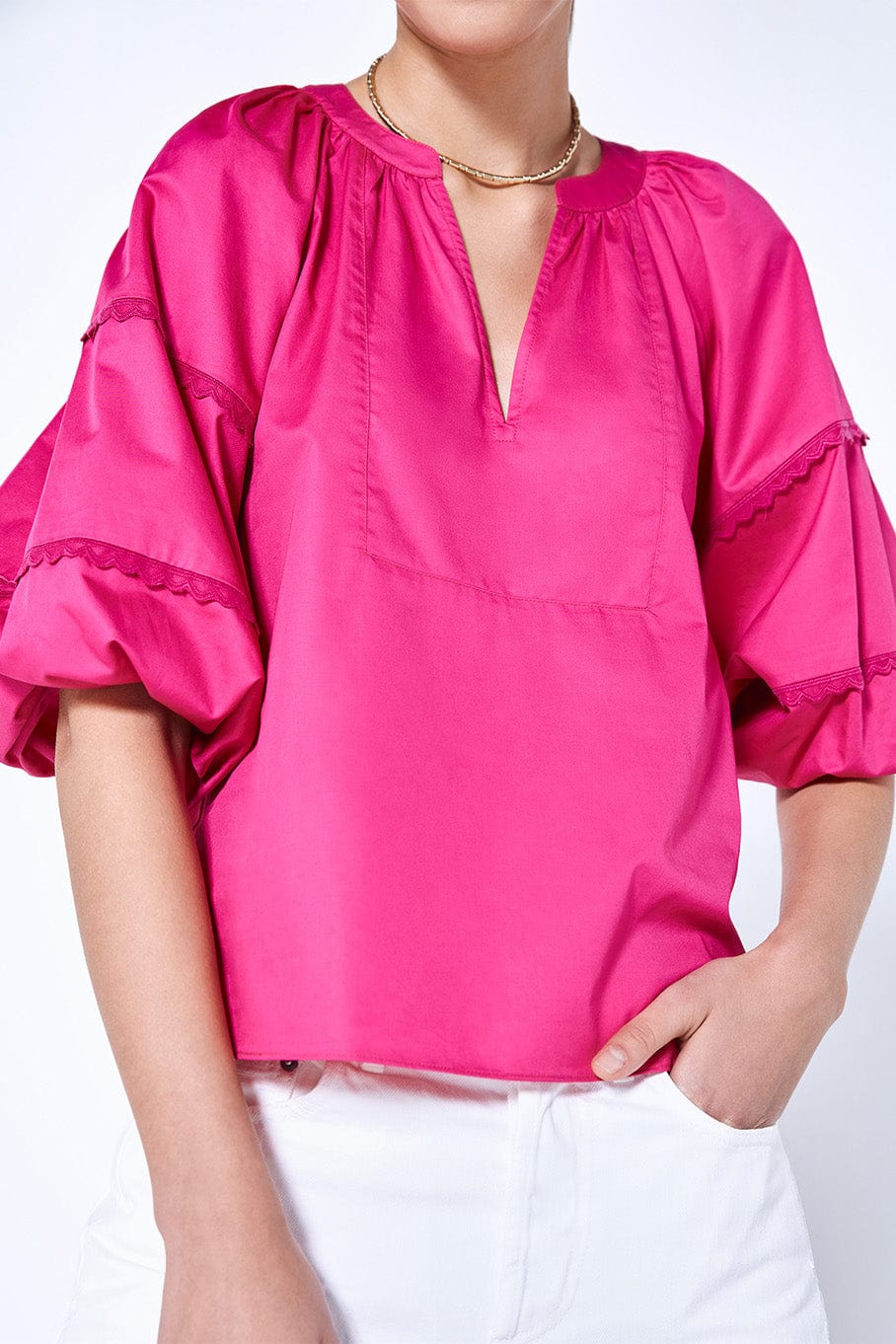 ALEXIS-Calida Top - Fuchsia-