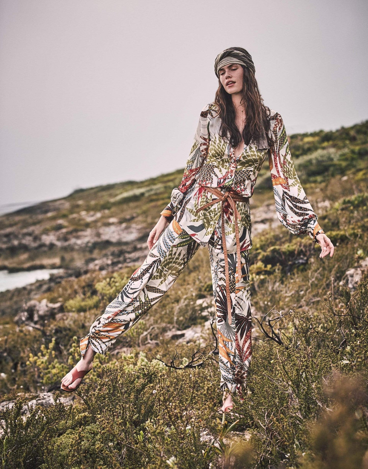 ALEXIS-Wild Palm Matisse Tunic-