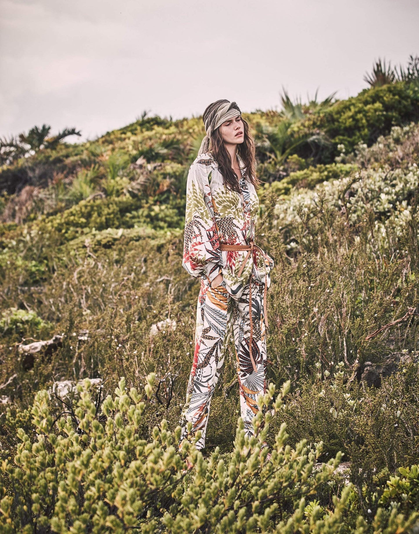 ALEXIS-Wild Palm Matisse Tunic-