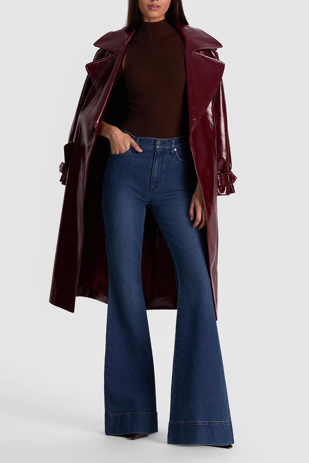 Nevada Trench Coat-OXBLOOD-XS-CLOTHINGCOATTRENCH-ALICE & OLIVIA