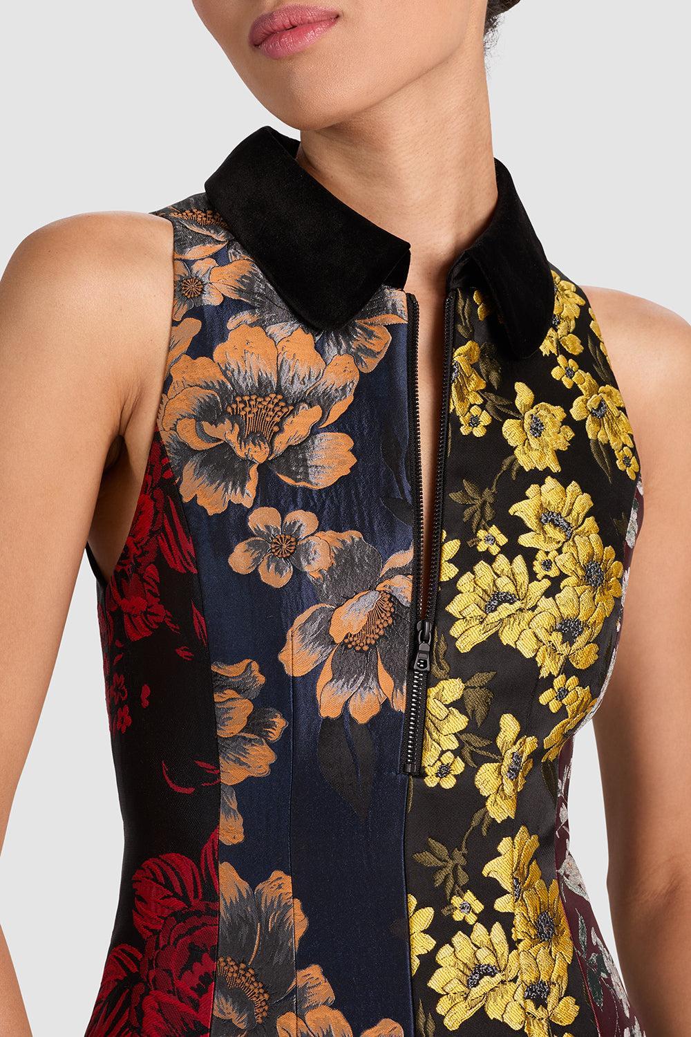 Velia Dress-BLACK MULTI-0-CLOTHINGDRESSCASUAL-ALICE & OLIVIA