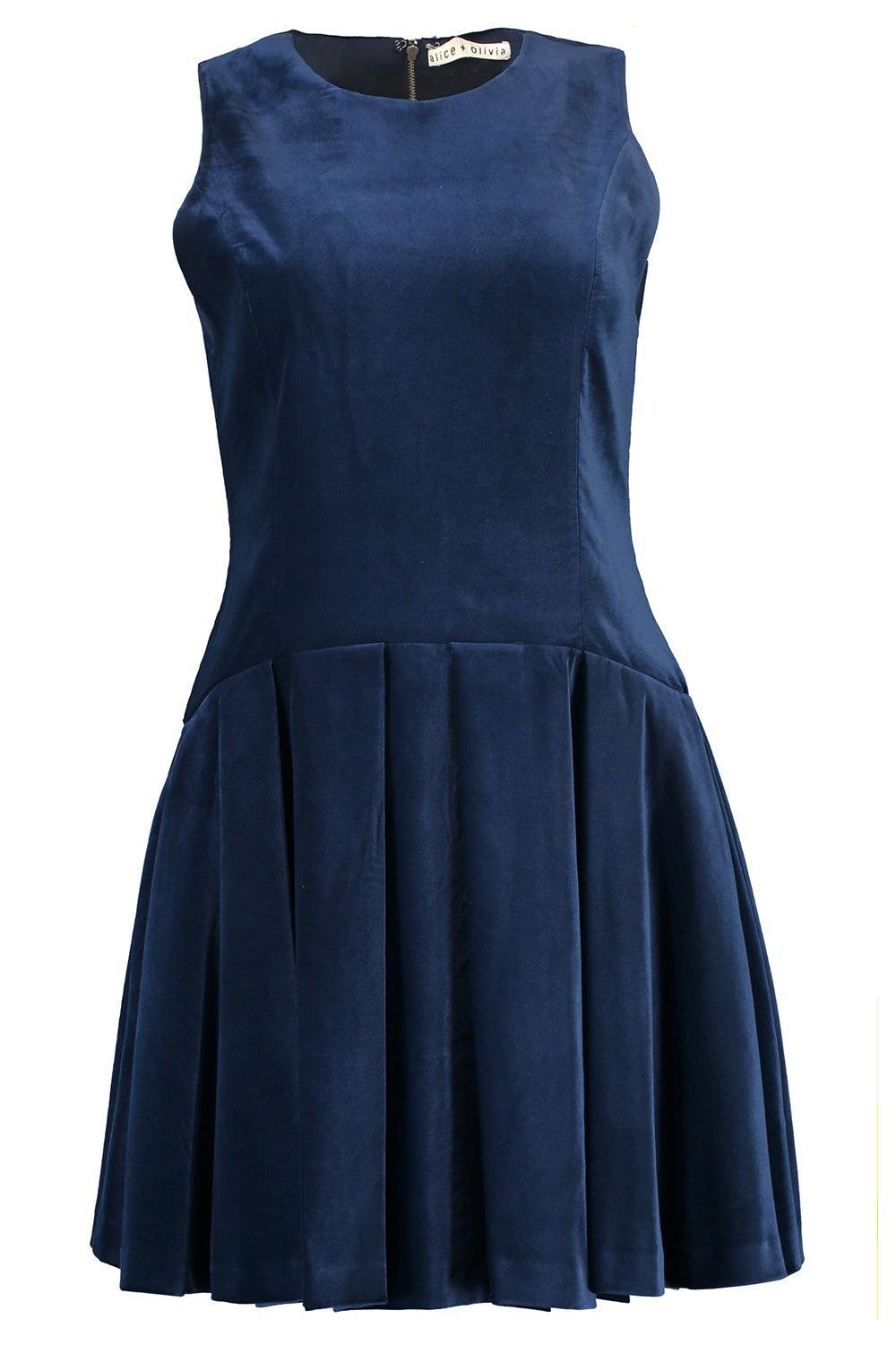Adley Mini Dress-DKMDNBLU-0-CLOTHINGDRESSCOCKTAIL-ALICE & OLIVIA