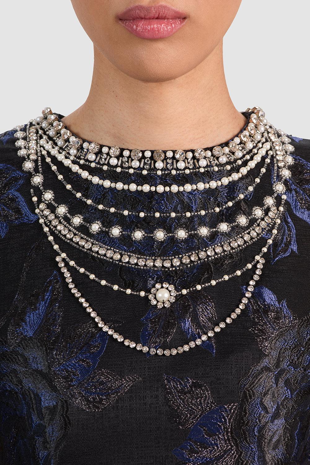 Cherra Embellished Crop Top-BLACK-2-CLOTHINGTOPBLOUSE-ALICE & OLIVIA