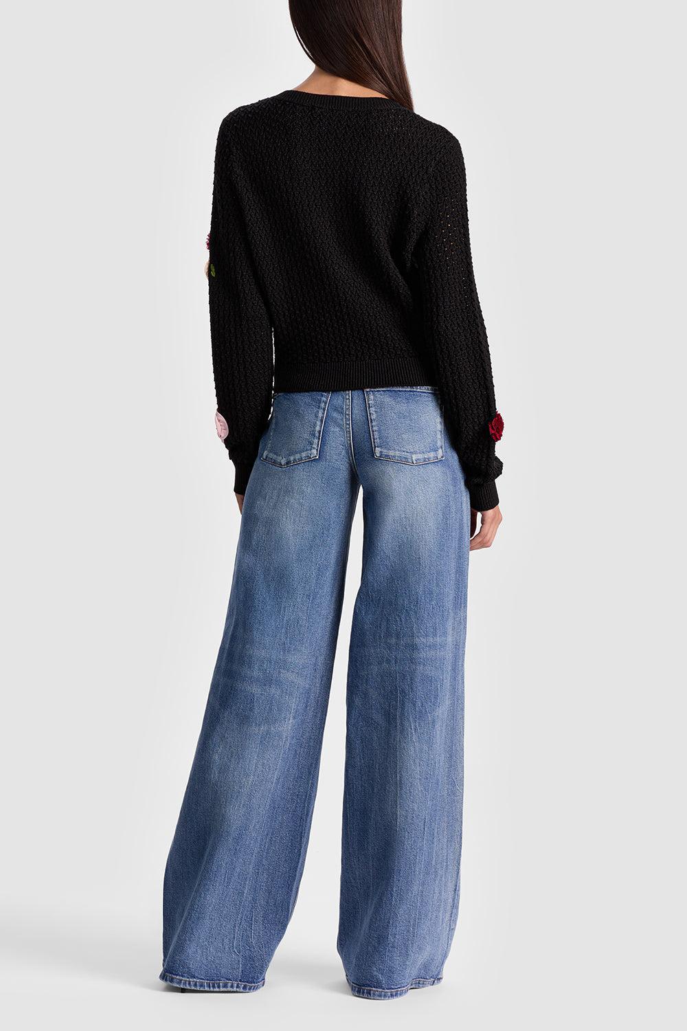 Dollie Cardigan-BLACK MULTI-XS-CLOTHINGTOPCARDIGAN-ALICE & OLIVIA