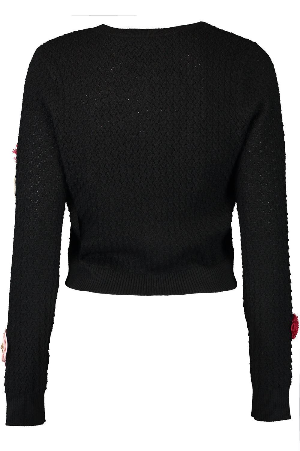 Dollie Cardigan-BLACK MULTI-XS-CLOTHINGTOPCARDIGAN-ALICE & OLIVIA