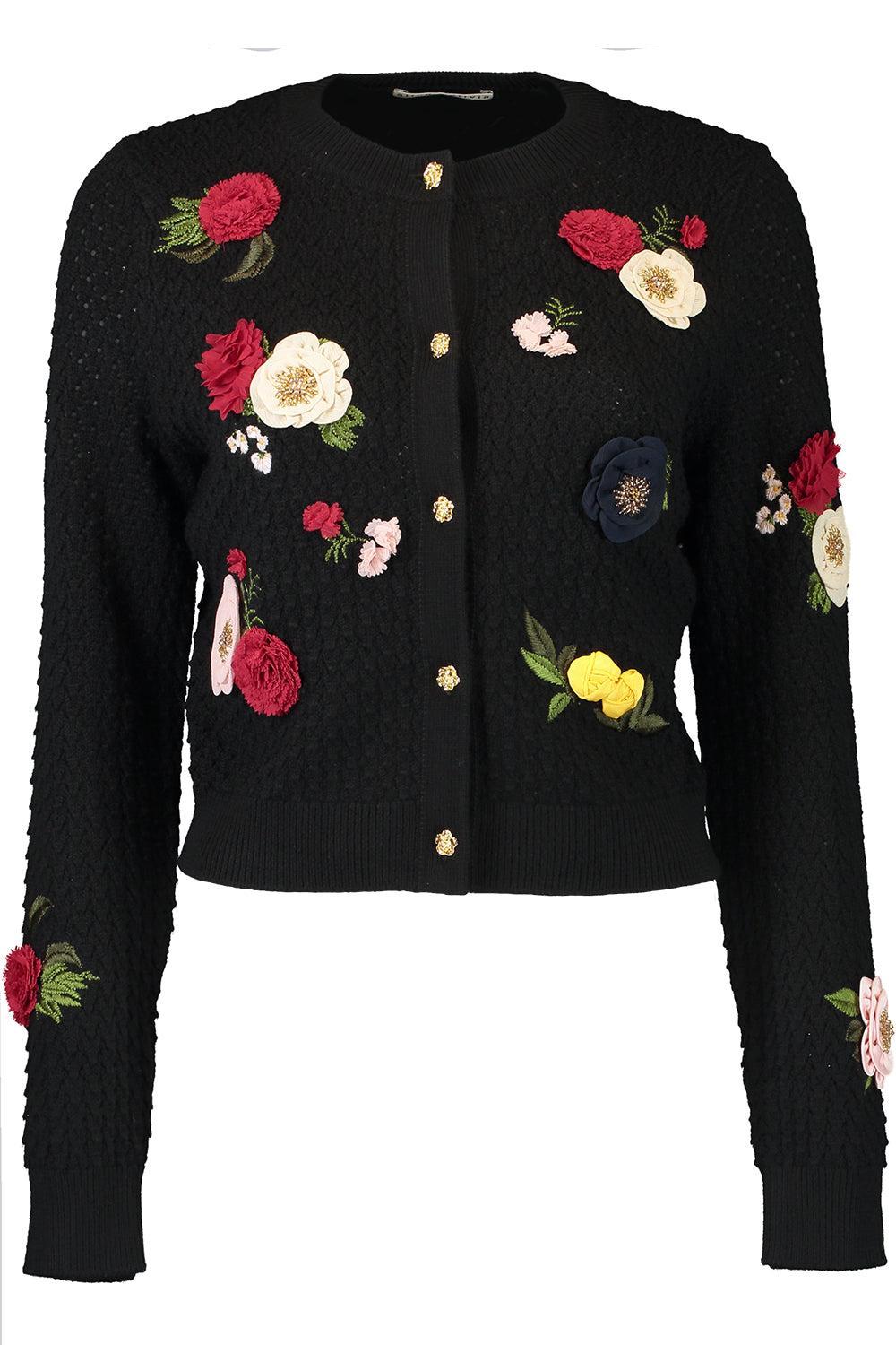 Dollie Cardigan-BLACK MULTI-XS-CLOTHINGTOPCARDIGAN-ALICE & OLIVIA