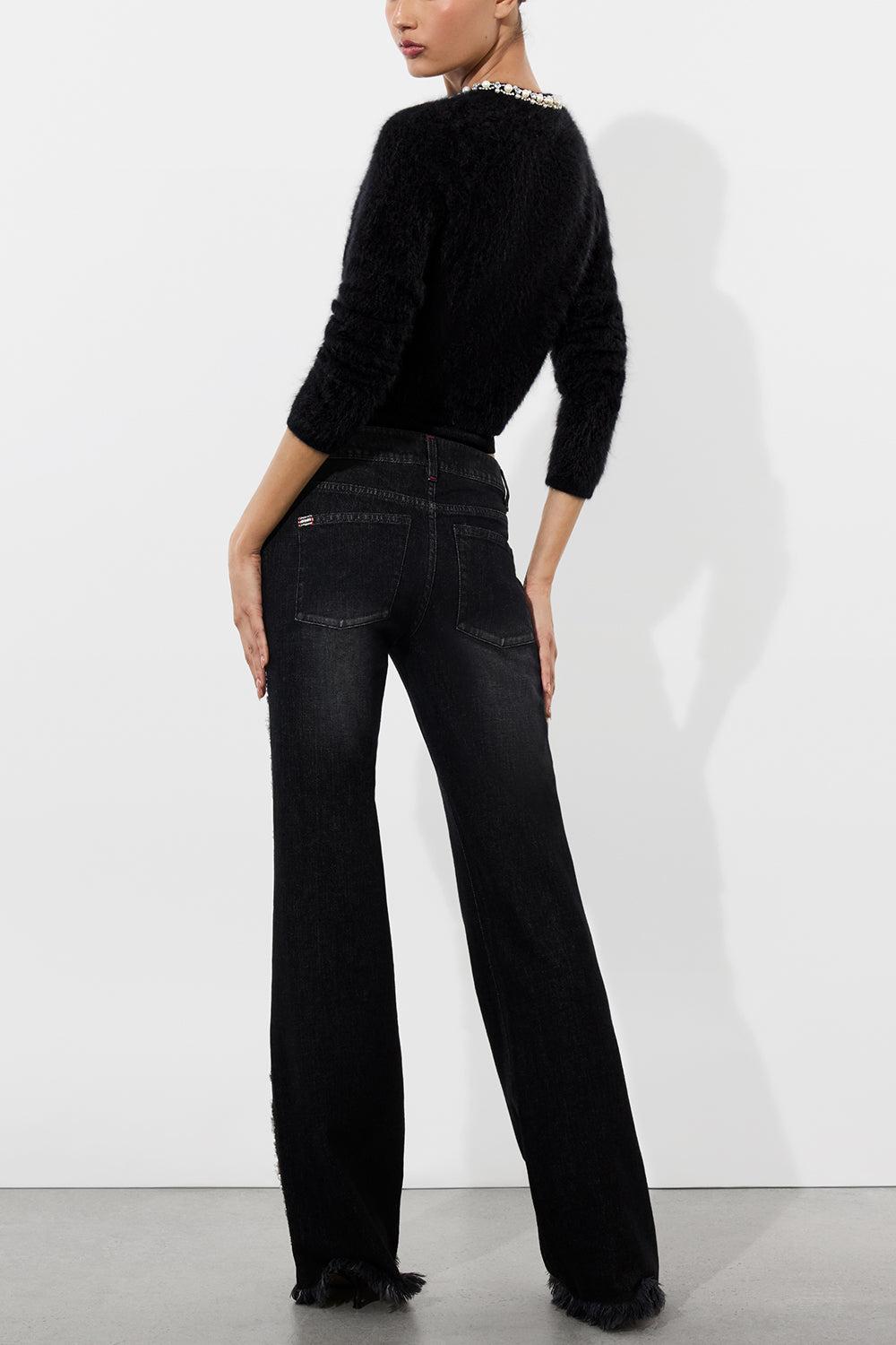 Dollie Cardigan - Black-BLACK-XS-CLOTHINGTOPCARDIGAN-ALICE & OLIVIA