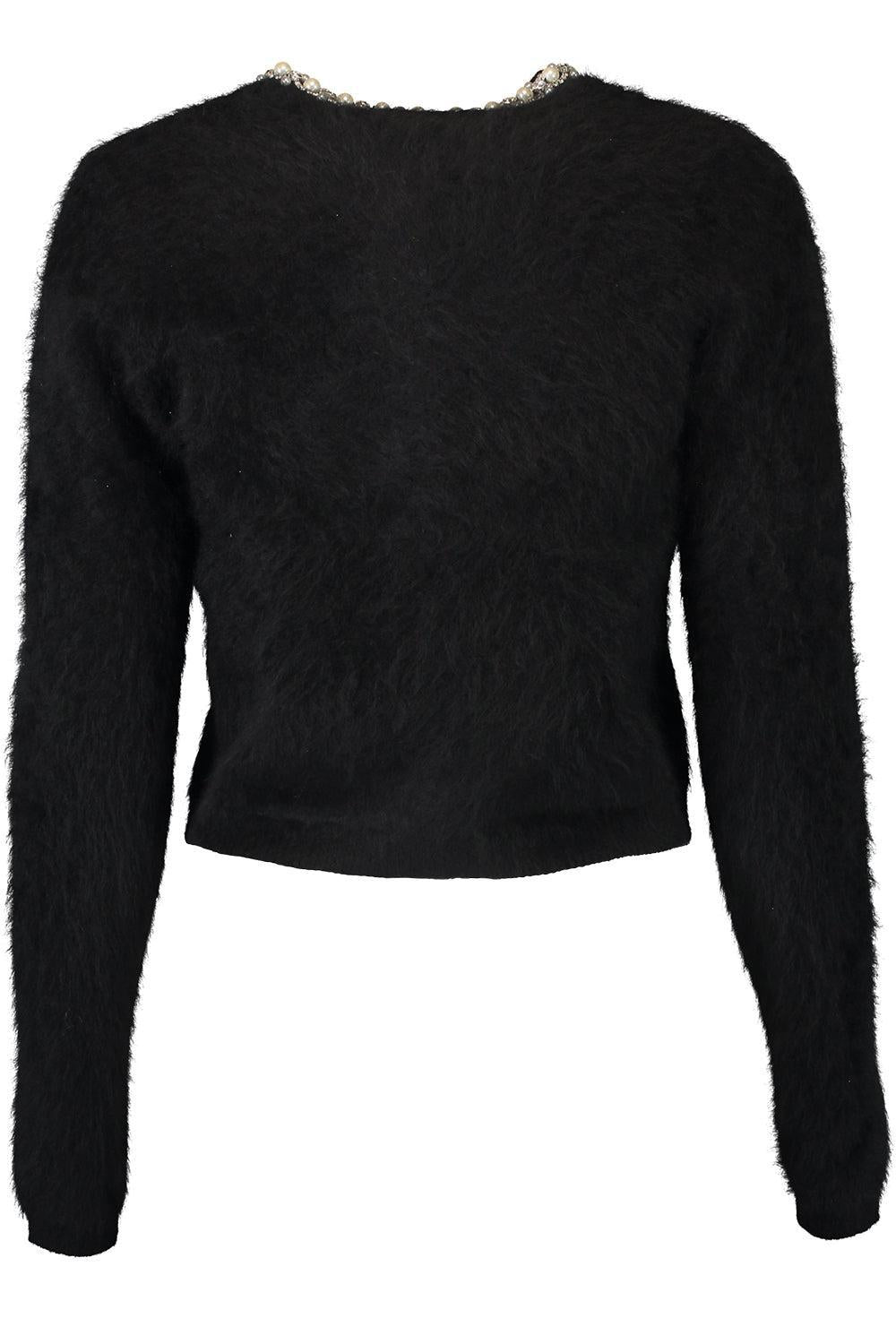 ALICE & OLIVIA-Dollie Cardigan - Black-