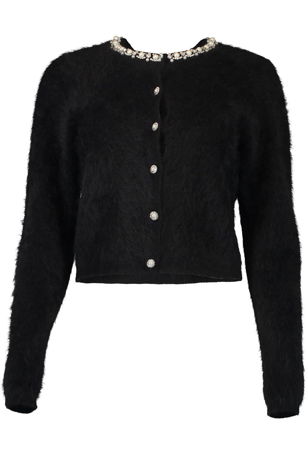ALICE & OLIVIA-Dollie Cardigan - Black-