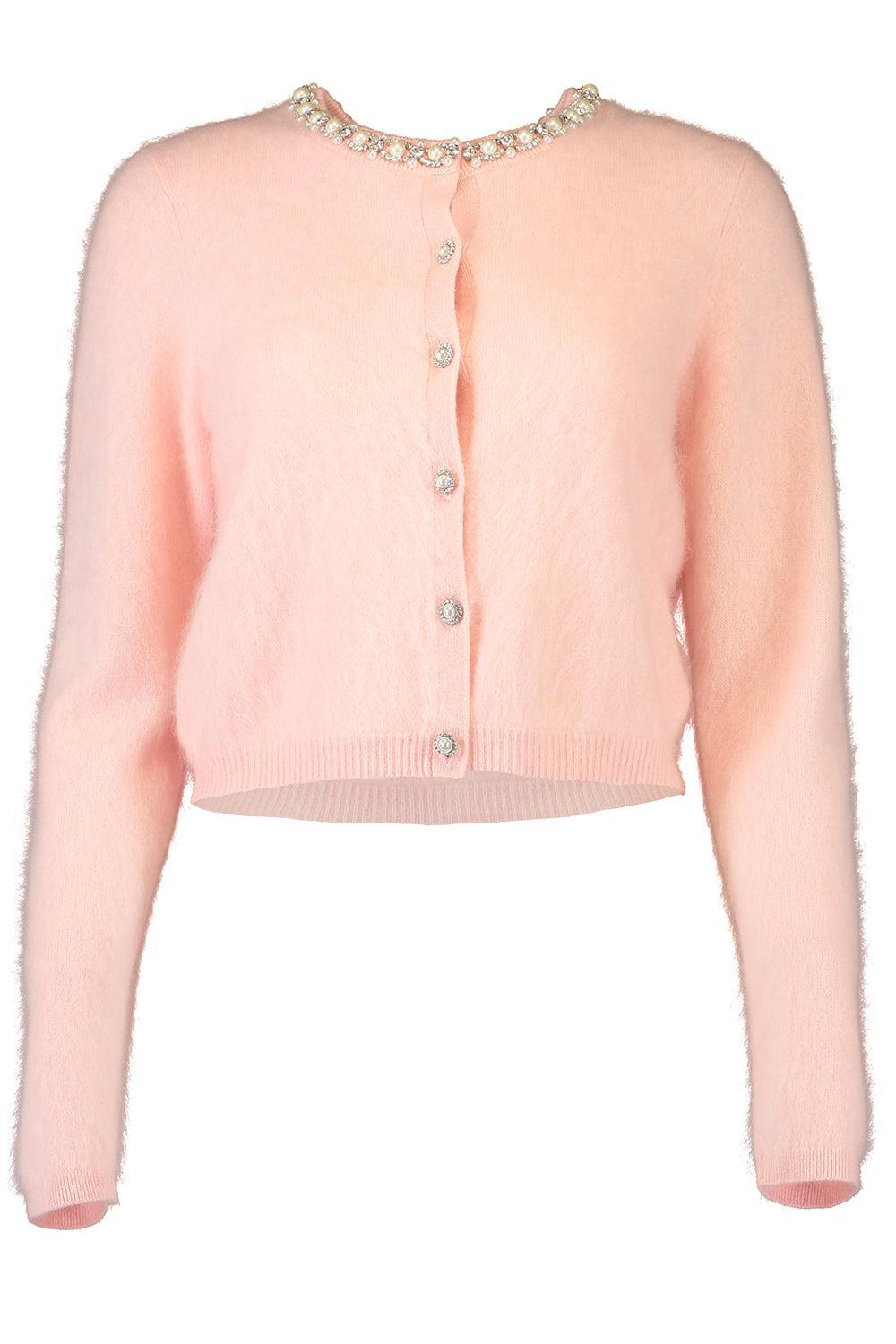 ALICE & OLIVIA-Dollie Cardigan - Blush-