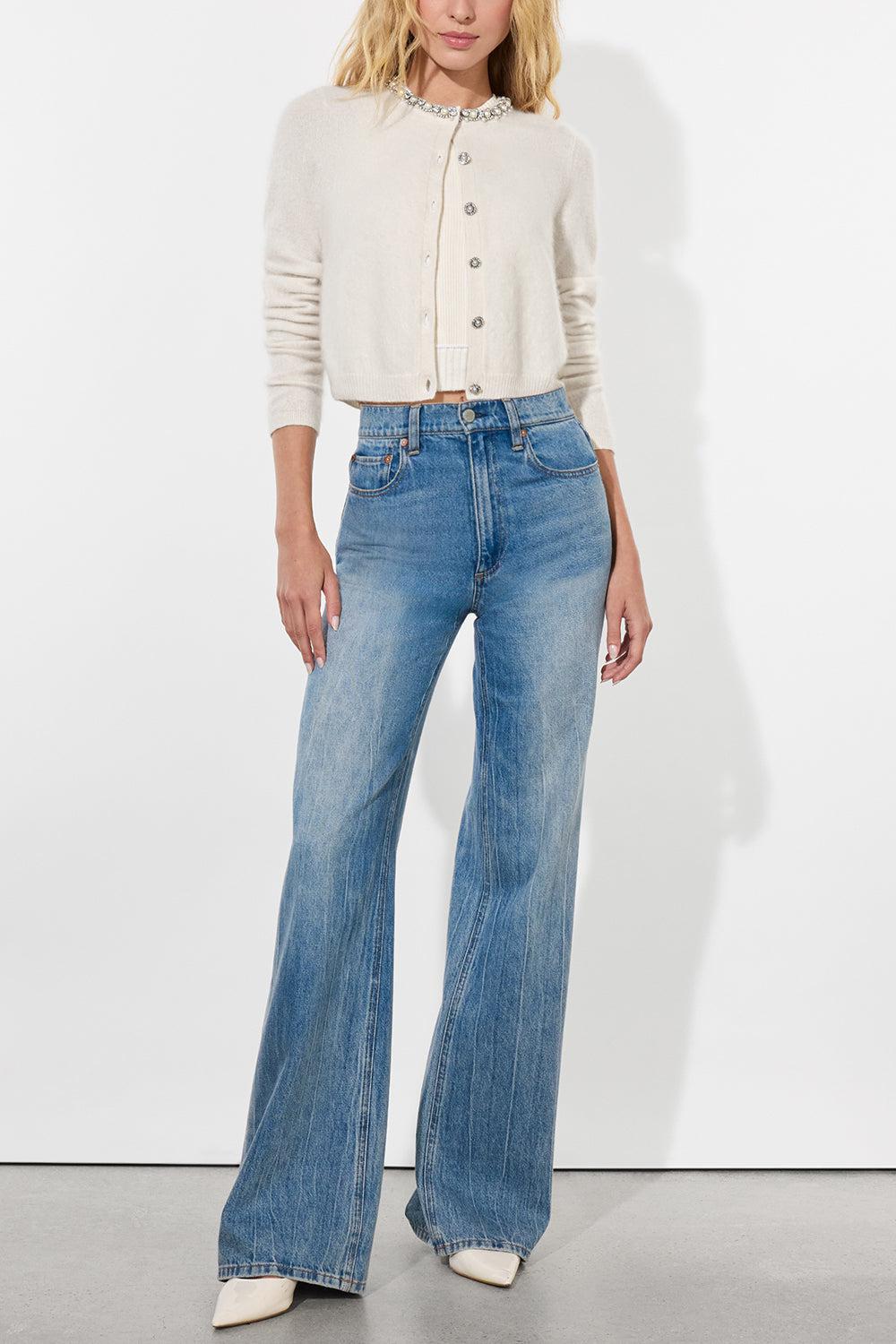 Dollie Cardigan - Ecru-ECRU-XS-CLOTHINGTOPCARDIGAN-ALICE & OLIVIA