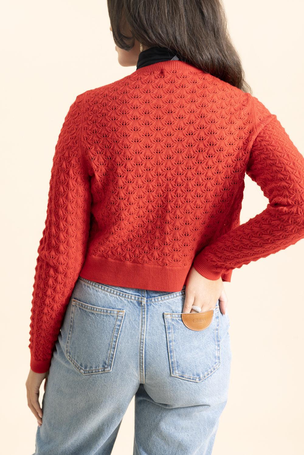 Dollie Open Front Cardigan-PERFCTRB-XS-CLOTHINGTOPCARDIGAN-ALICE & OLIVIA