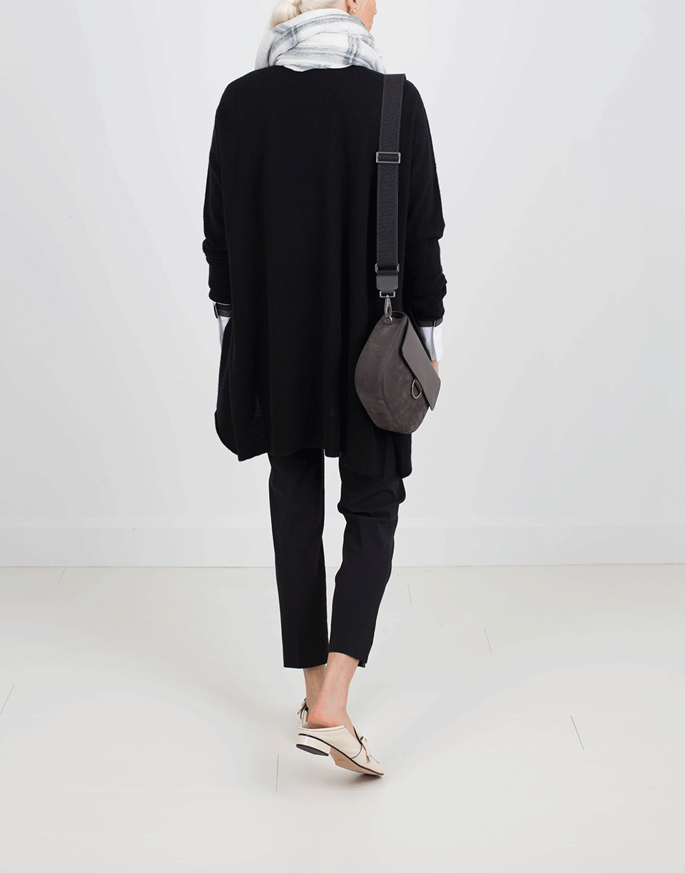 ALLUDE-Open Drape Cardigan-