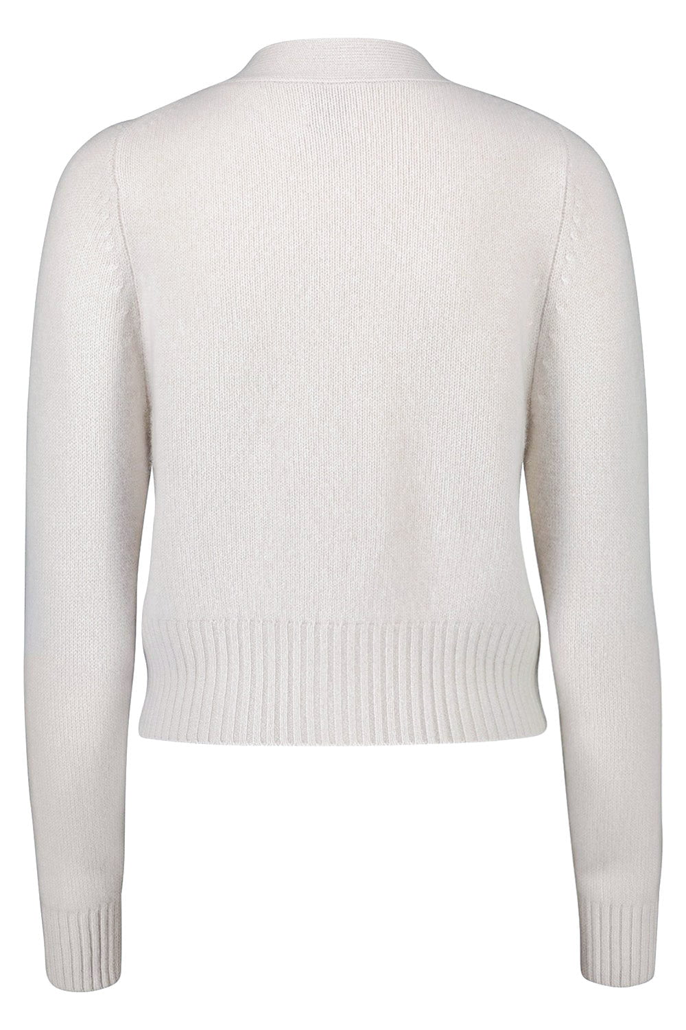 ALLUDE-V-Cardigan - Ivory-