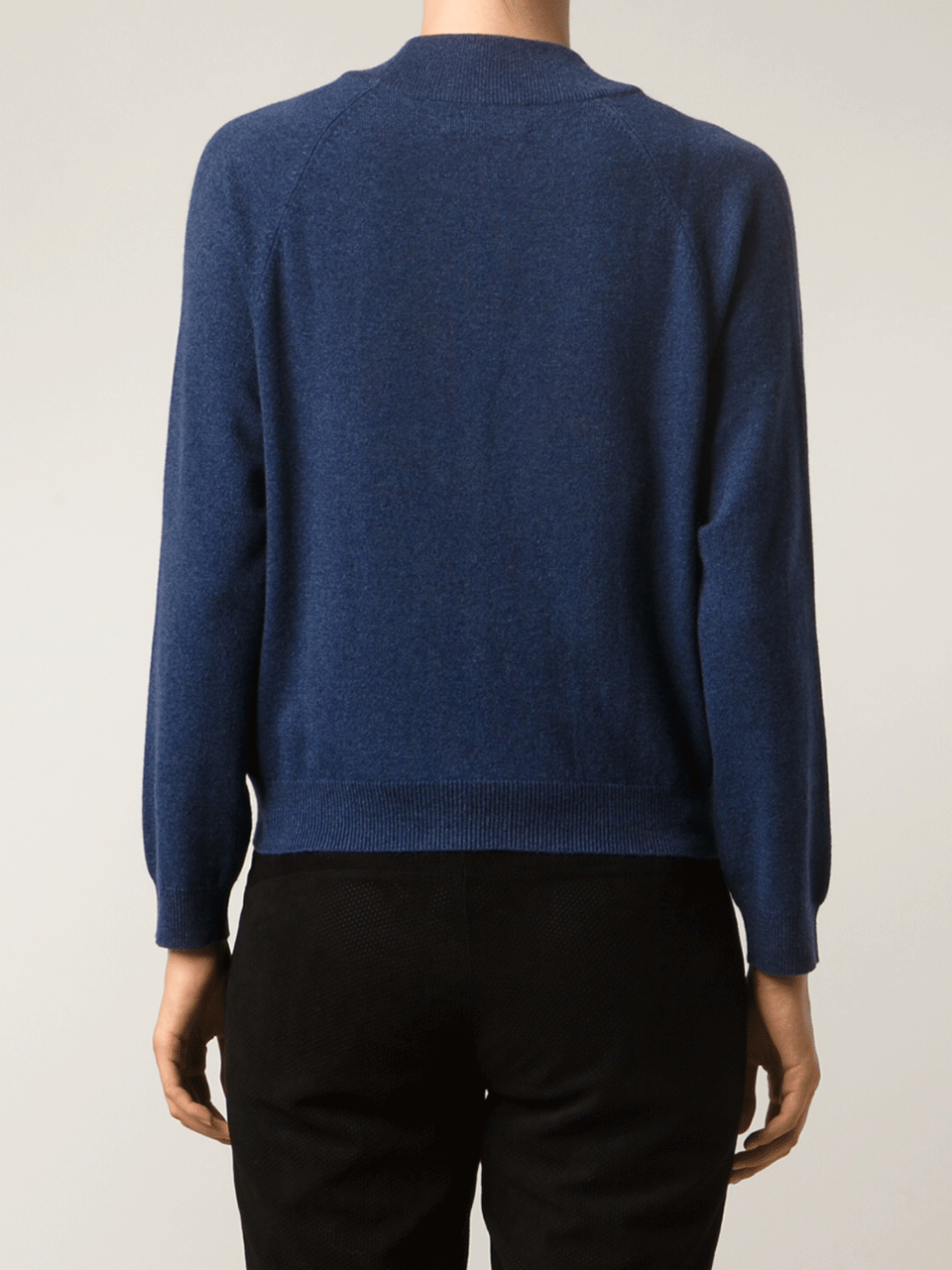 ALLUDE-V-Neck Cropped Cardigan-