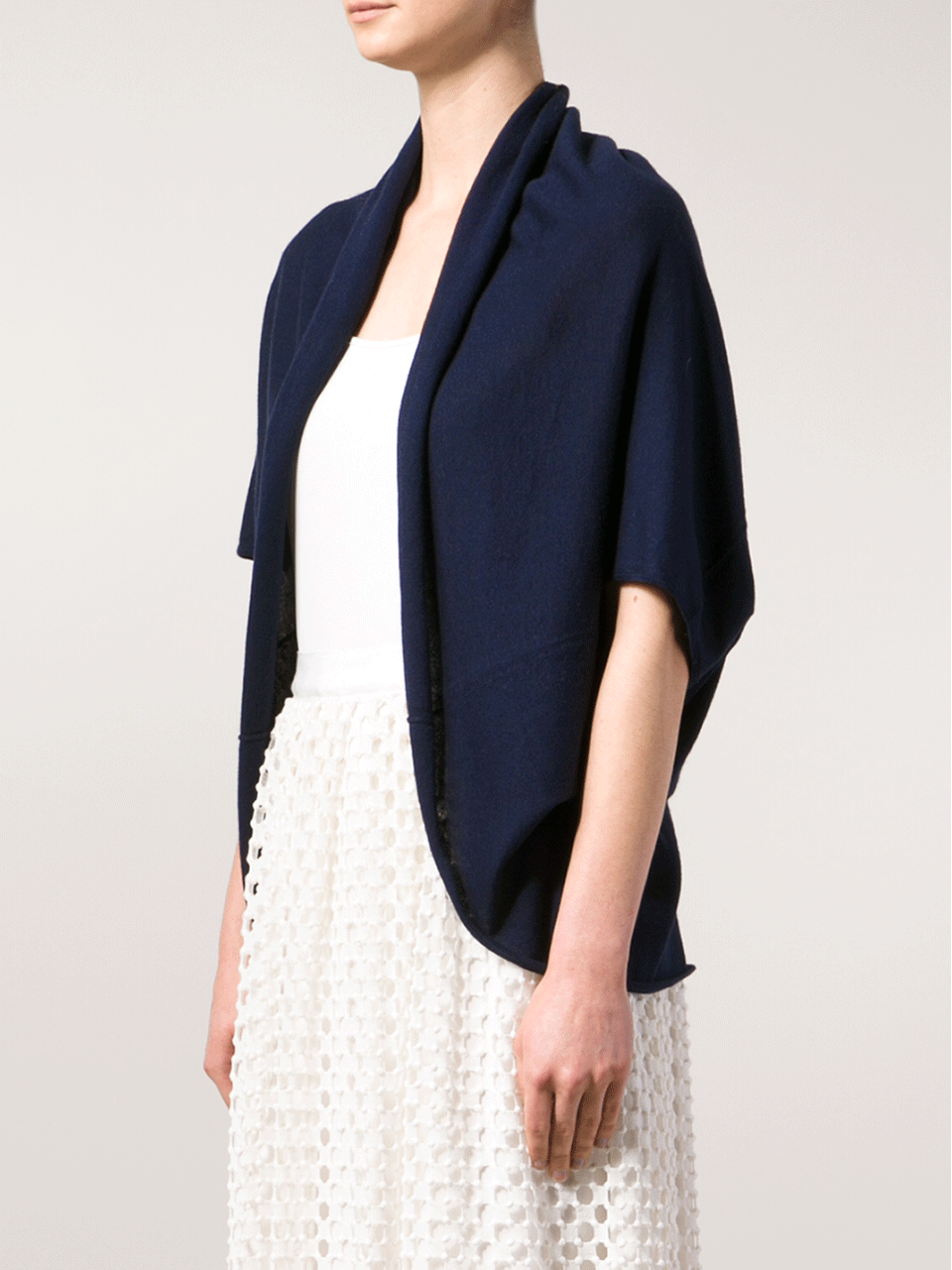 ALLUDE-Cape Cardigan-