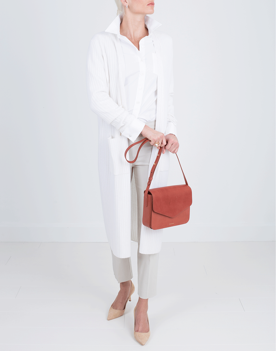 ALLUDE-Ribbed Cardigan-