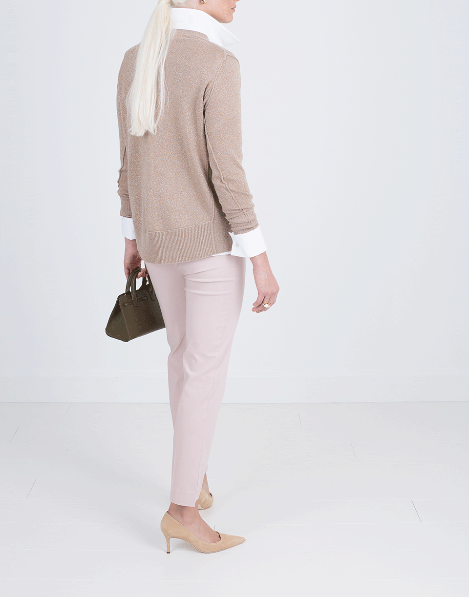 ALLUDE-Lurex Pullover-