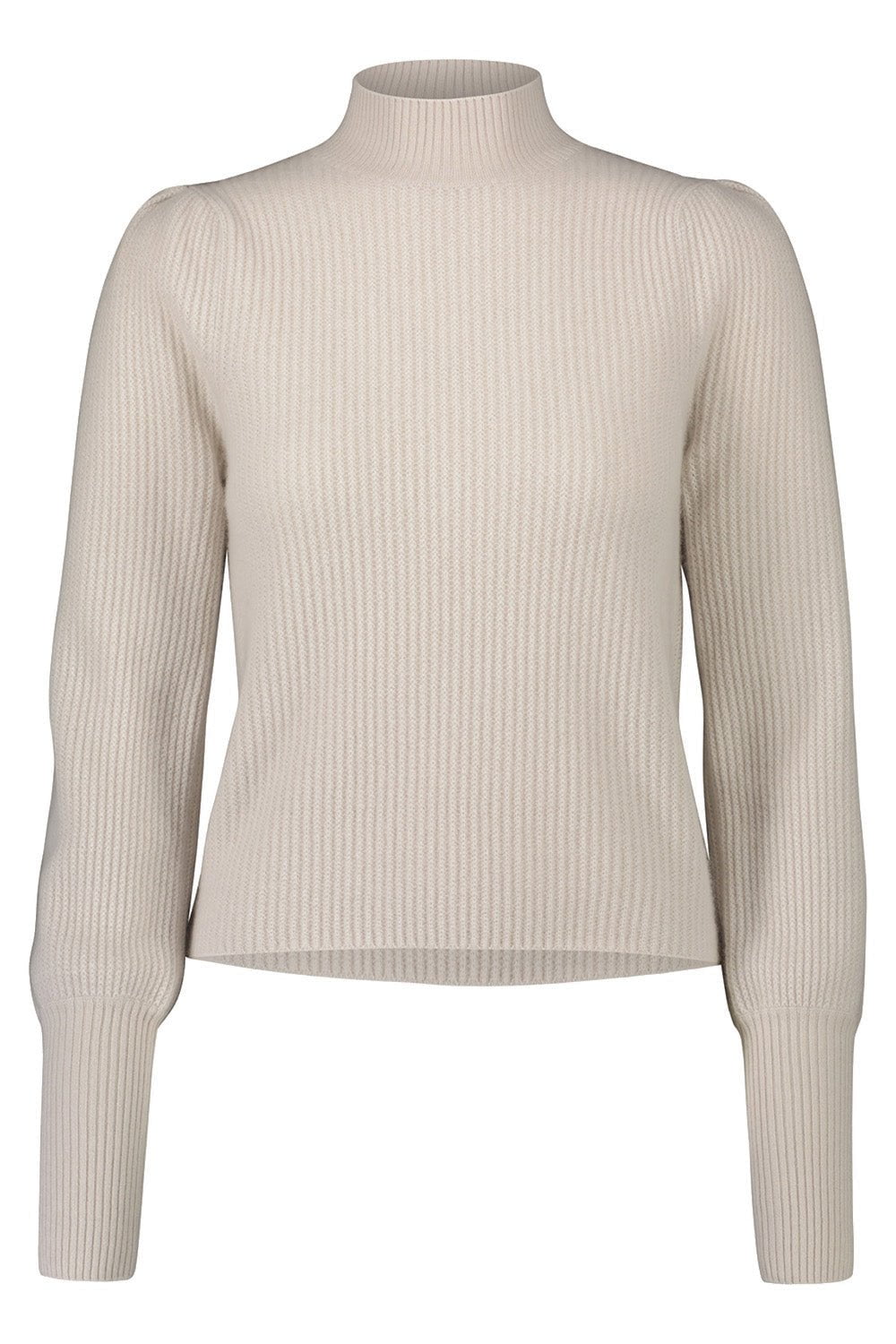 ALLUDE-Mockneck Sweater-