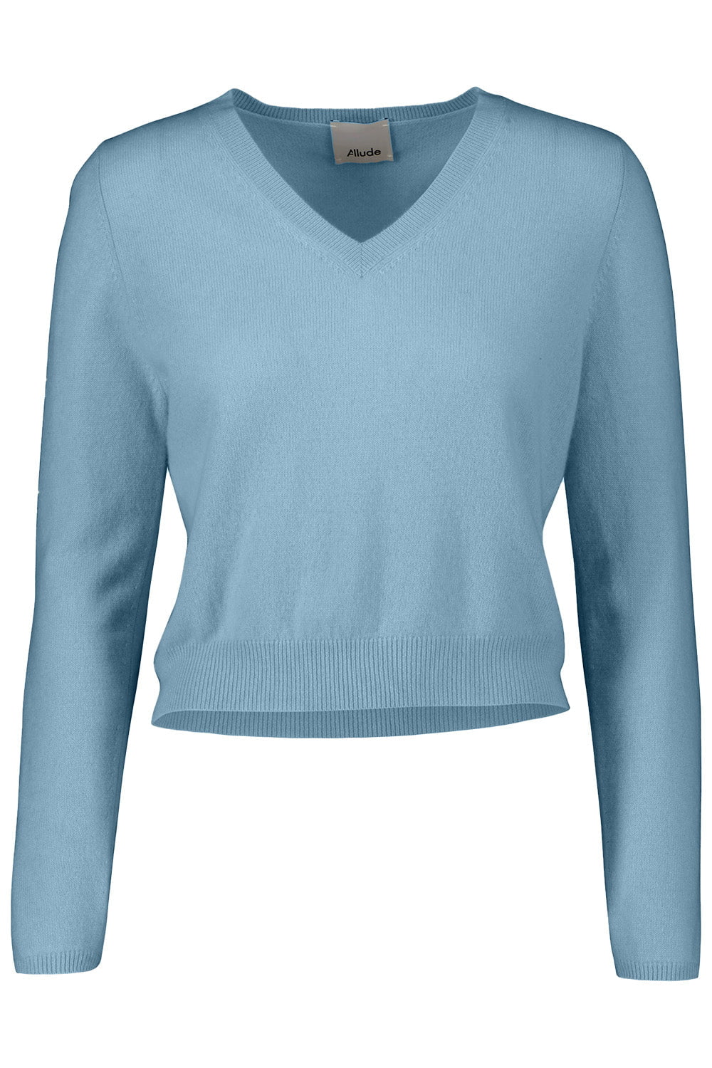 ALLUDE-V-Sweater - Sky Blue-