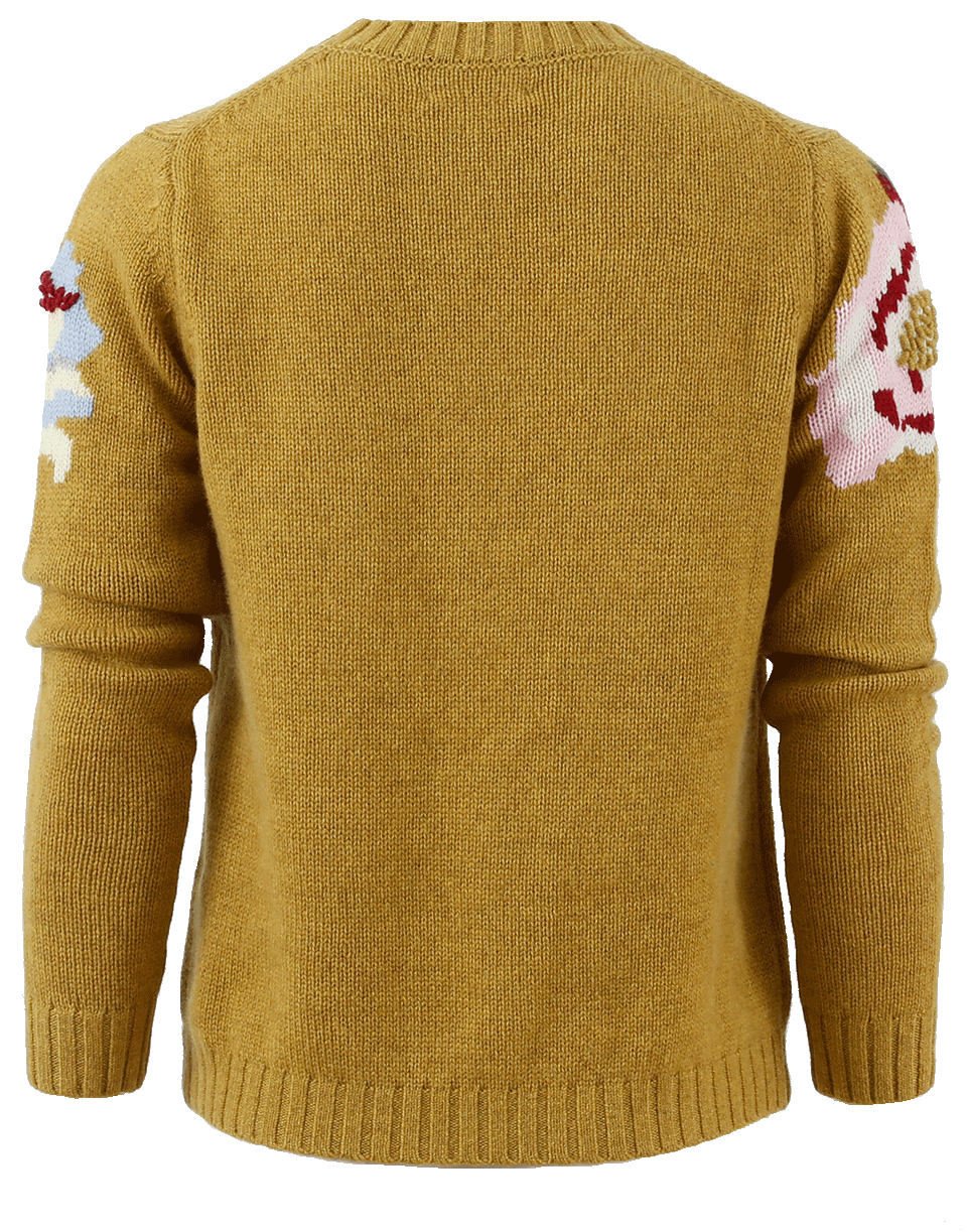 ALLUDE-Floral Print Pullover-