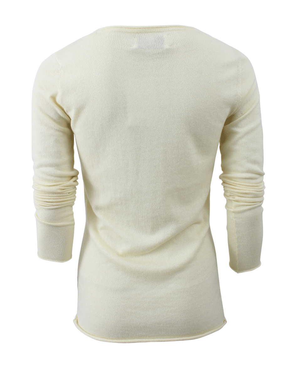 ALLUDE-Cotton Cashmere Pullover-