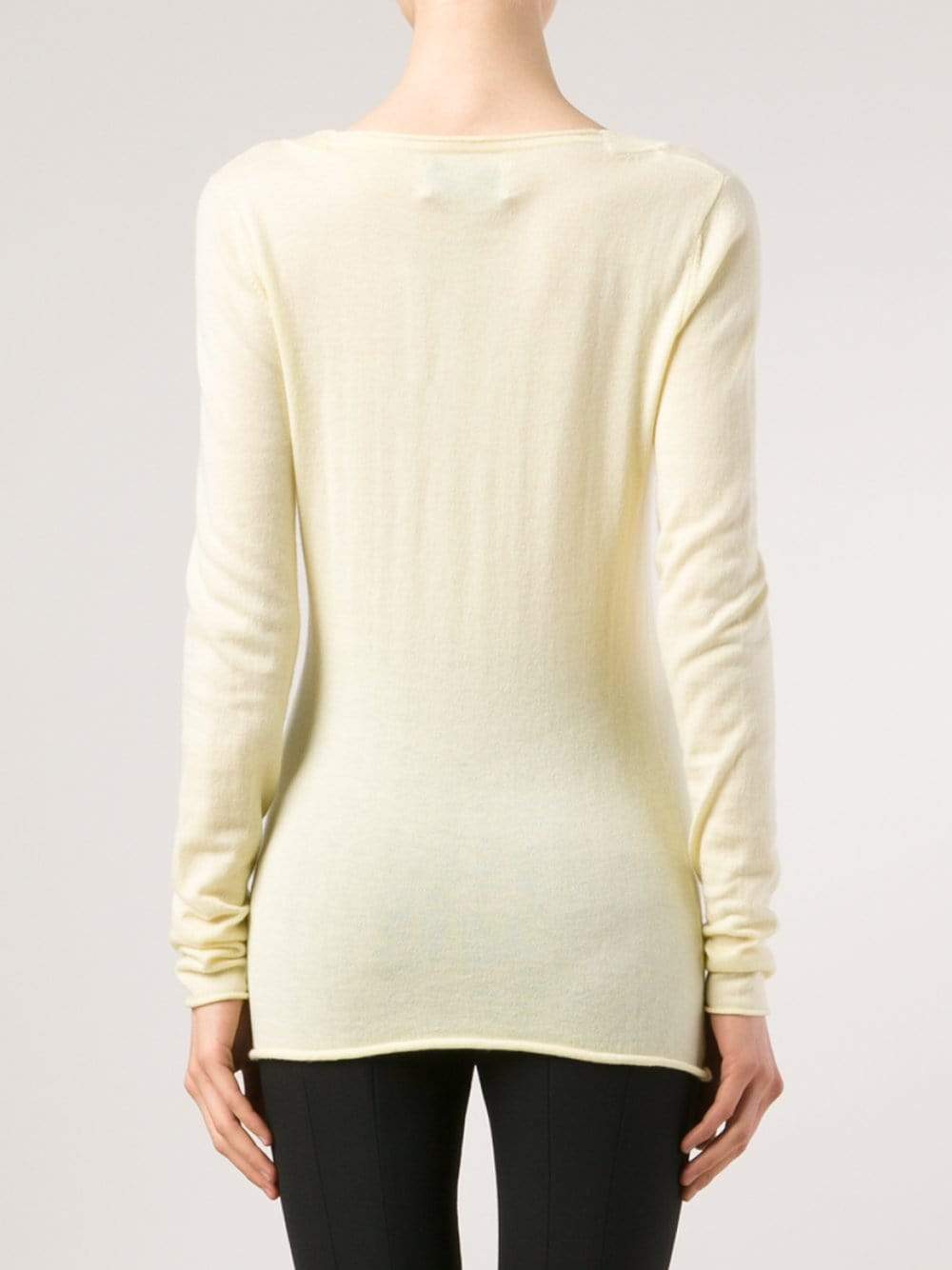 ALLUDE-Cotton Cashmere Pullover-