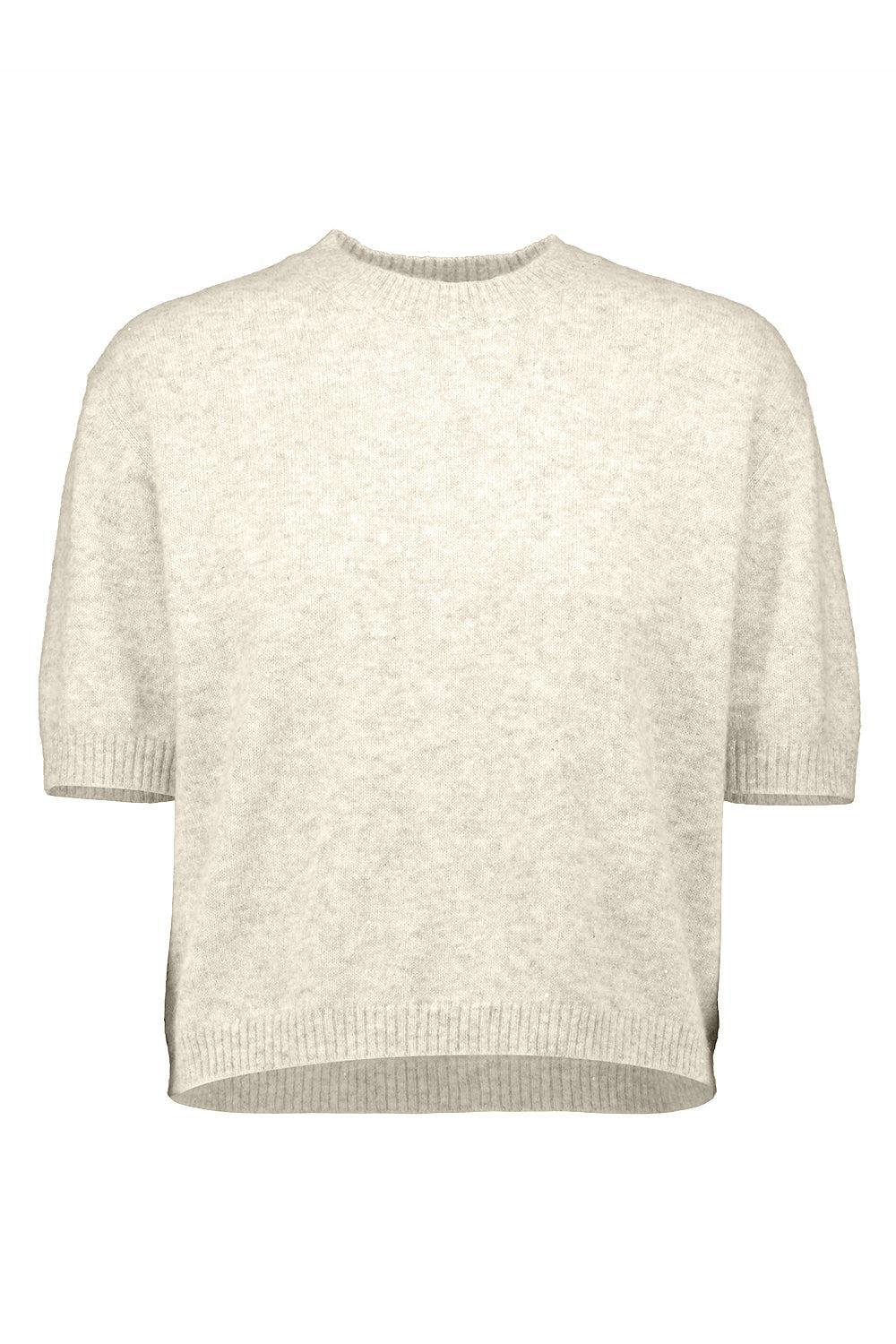Half Sleeve Sweater - Fleur De Sel-FLEURDES-XS-CLOTHINGTOPSWEATER-ALLUDE