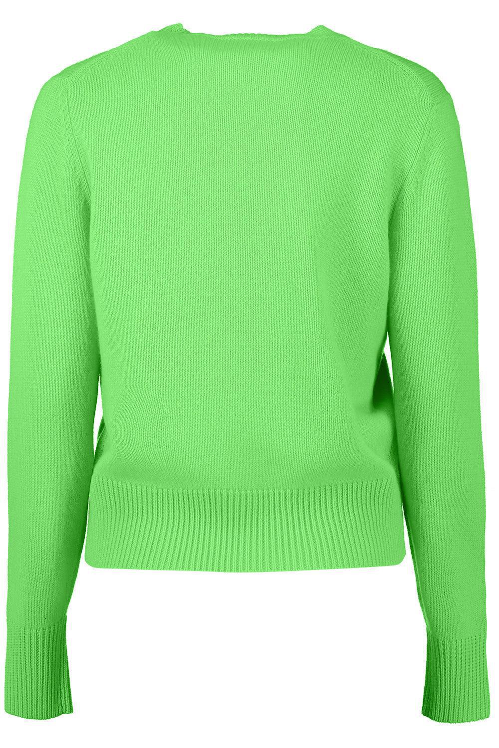 Long Sleeve Sweater - Green Glow-GRN GLOW-XS-CLOTHINGTOPSWEATER-ALLUDE