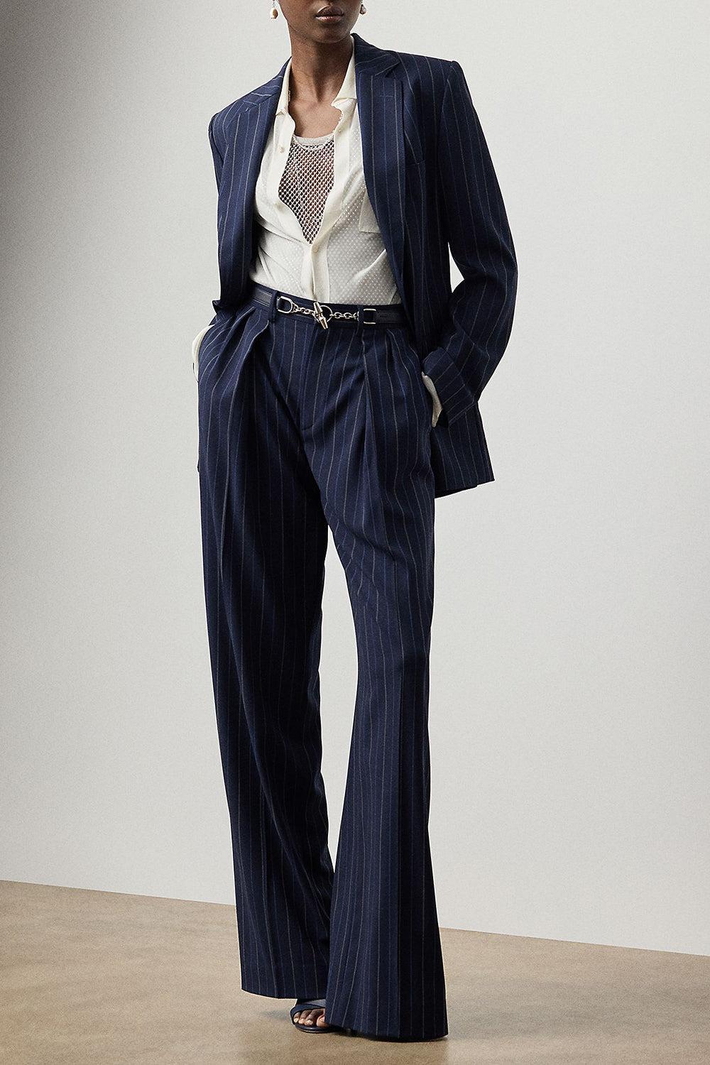 Toggle Skinny Belt - Chairman Navy-BLUE-S-ACCESSORIEBELTS-RALPH LAUREN