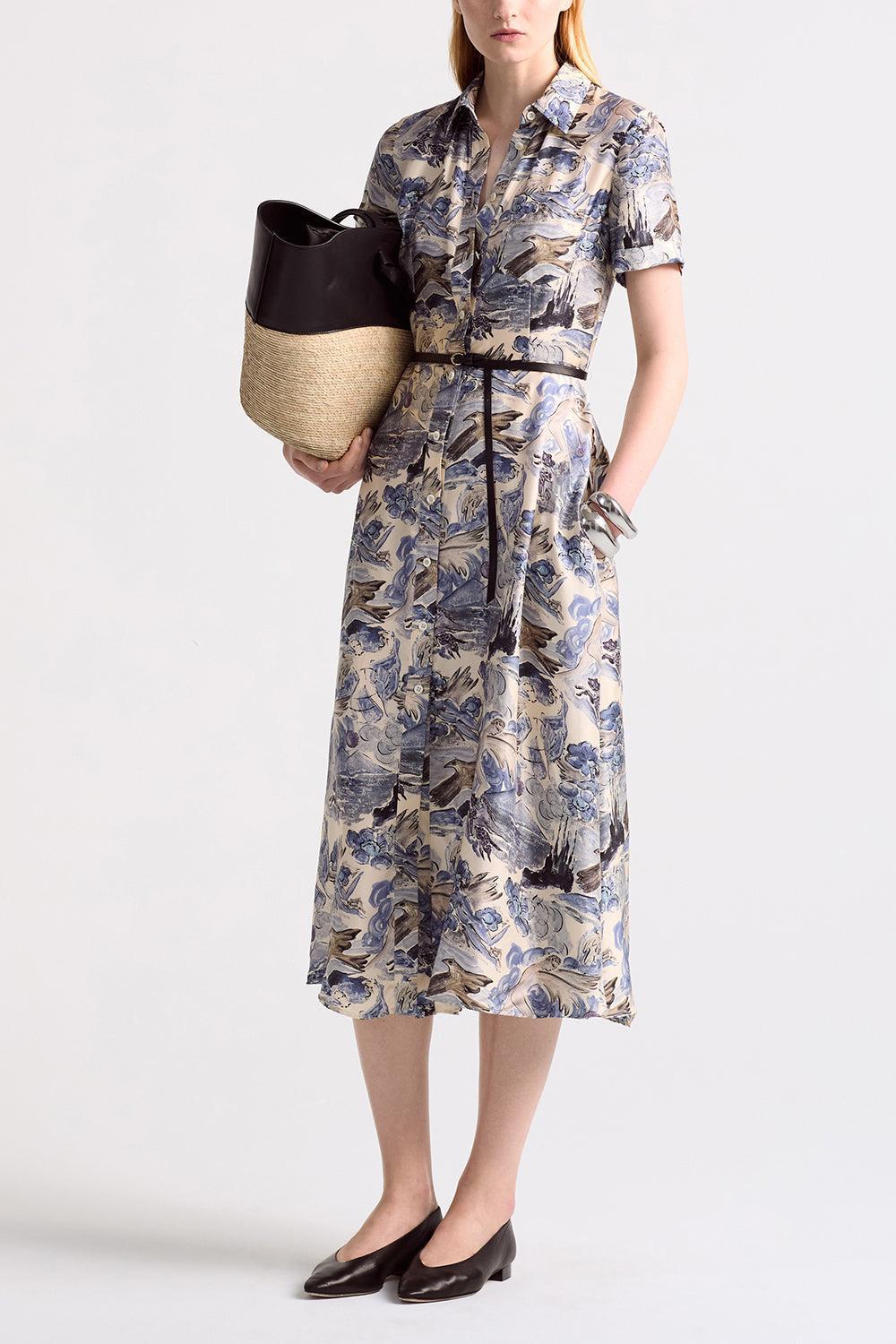Kiera Dress-BRRYBLUE-36-CLOTHINGDRESSCASUAL-ALTUZARRA